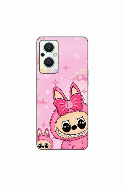 OEM Husa compatibila cu Oppo Reno7 Lite Silicon Gel Tpu Model Labubu Pink Fan...
