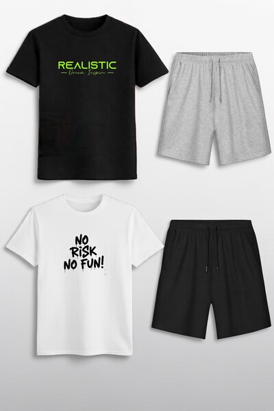 Trendy Merry Store 4-dijelni dečiji letnji set kaprih i majica