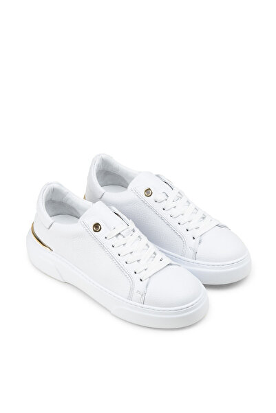 Deery Kadın Hakiki Beyaz Deri Sneaker Ayakkabı