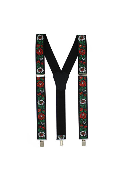 ButicCochet Suspenders, ButicCochet, synthetic material, with metal fasteners...
