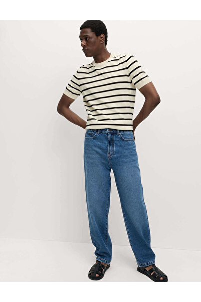 Marks & Spencer Pamuklu Baggy Jean