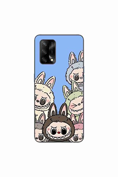 OEM Husa compatibila cu Oppo A74 4G Silicon Gel Tpu Model Labubu Pattern Blue