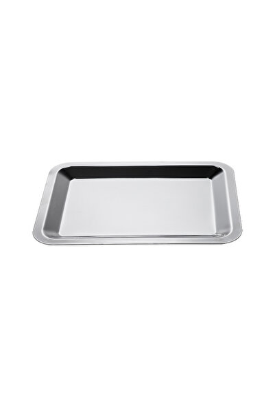Paşabahçe Keyif Metal Dikdörtgen Tepsi Silver