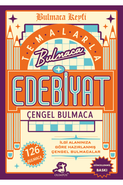 Olimpos Yayınları Temalarla Çengel Bulmaca - Edebiyat