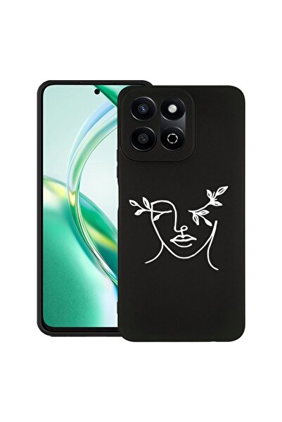 bestcase ¬Æ Husa pentru Honor 200 Smart, Slim Silicon, Woman Abstract, Protec...