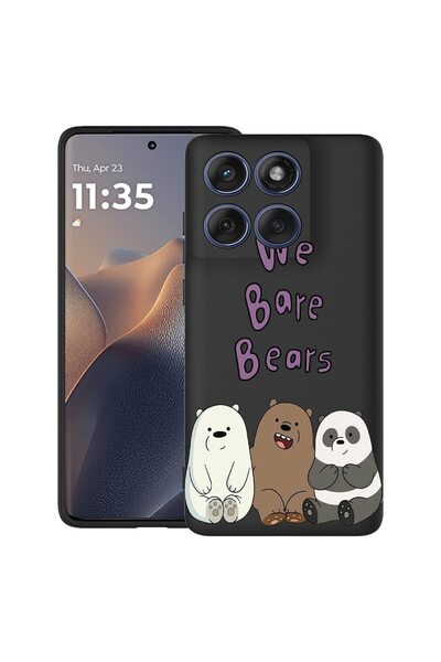 bestcase Ултра тънък TPU калъф, съвместим с Motorola Moto G86 Power, с дизайн...