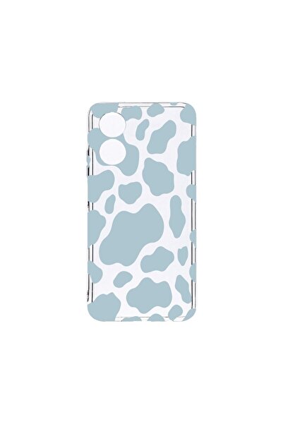 bestcase Husa BestCase¬Æ Clear Silicon 2MM, Compatibila Cu OPPO A17, Blue Cow...