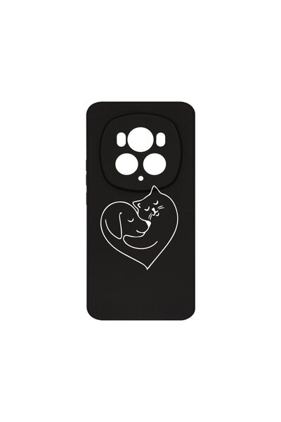bestcase ¬Æ Husa Premium Silicon, Compatibila Cu Honor Magic6 Pro, Dog And Ca...