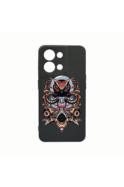 bestcase Husa Silicon, Compatibila cu Oppo Reno8 Pro, Astronaut Owl, Rezisten...