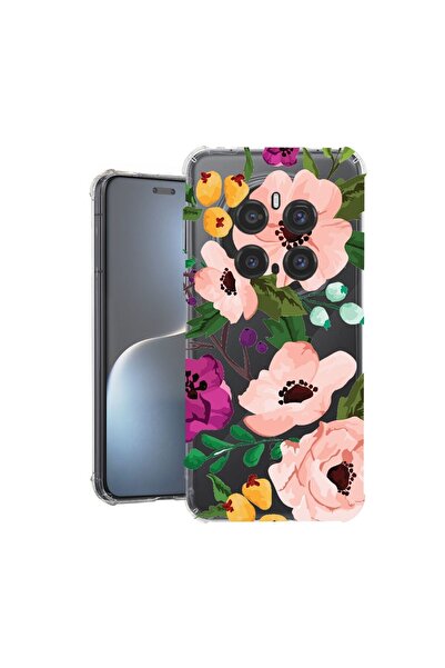 bestcase Θήκη για Honor Magic7 Pro, Αντικραδασμική 1.5MM, Παστέλ Λουλούδια, Π...