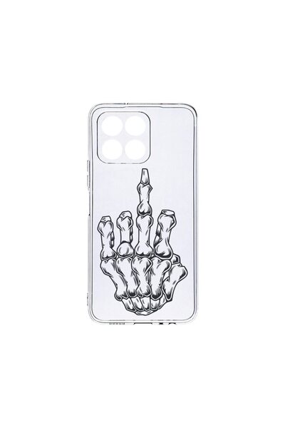 bestcase Husa BestCase¬Æ Clear Silicon, Compatibila Cu Honor X6, Skeleton Han...