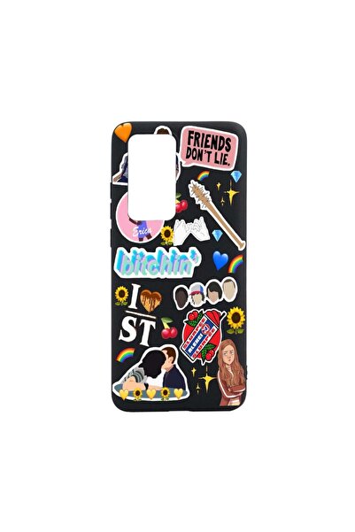 bestcase Θήκη σιλικόνης συμβατή με Huawei Nova 9, Φίλοι δεν ψεύτιζουν, ανθεκτ...