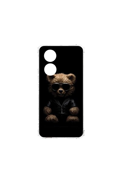 bestcase Husa Anti Shock 1.5MM, compatibilă cu OPPO A38, Stil Ursuleț, Tehnol...