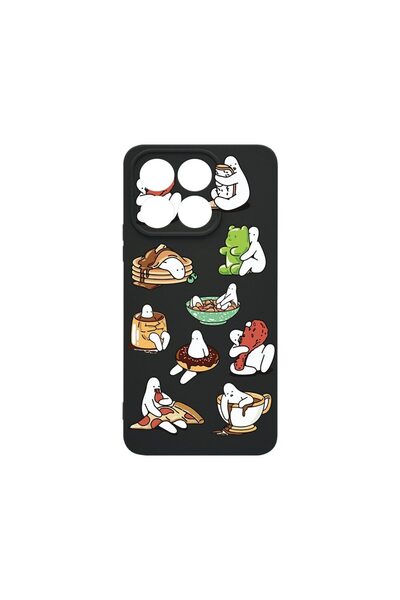 bestcase Λεπτή Θήκη Σιλικόνης 0.8MM, Συμβατή με Honor X6a, Το Τρόφιμο Είναι η...