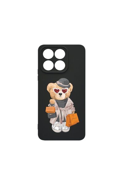 bestcase Θήκη Σλιμ Πρέμιουμ Σιλικόνης 1.2MM, Συμβατή με Honor X8a, Teddy Bear...
