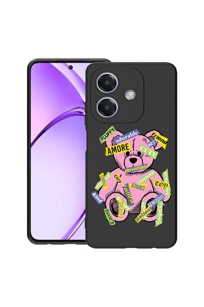 bestcase Калъф за OPPO A60 5G / A40 / A40M, Мечешка защита, Тънък силиконов 0...