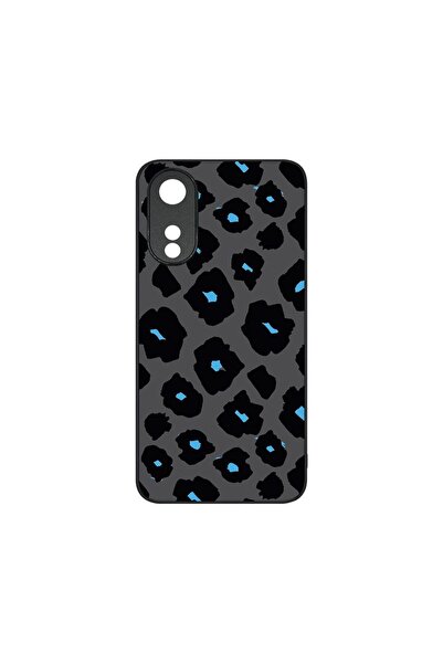 bestcase Λεπτή Γυάλινη Θήκη, Συμβατή με OPPO A78 5G / A58 5G, Μπλε Σχέδιο Λεο...