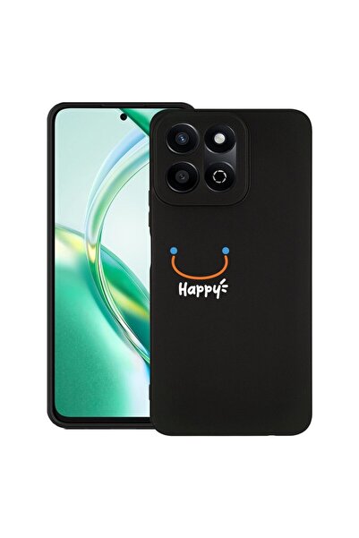 bestcase Θήκη για Honor 200 Smart, Λεπτή Σιλικόνη, Be Happy, Προστασία Κάμερα...