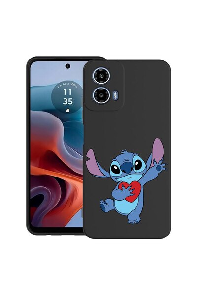bestcase Θήκη για Motorola Moto G45 με σχέδιο Love Stitch, TPU Ματ Εξαιρετικά...