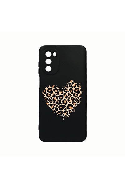 bestcase Husa Silicon, Compatibila cu Motorola Moto G82 / Moto G52, Leopard H...