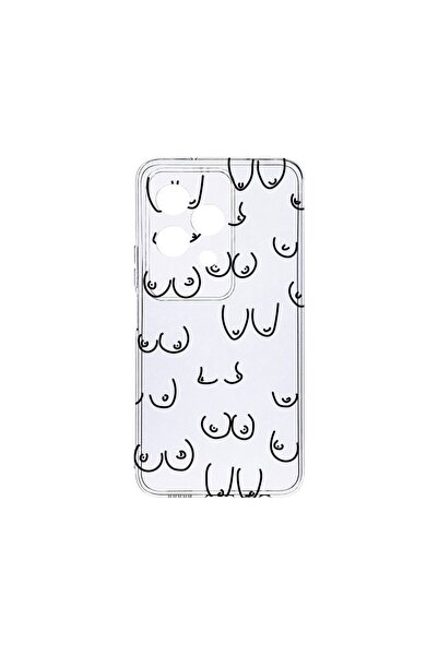 bestcase ¬Æ Husa Clear Silicon 2MM, Compatibila Cu Honor 200 Lite, Boobs Patt...