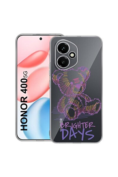 bestcase ¬Æ Husa Clear Silicon pentru Honor 400, Teddy Bear Brighter Days, 20...