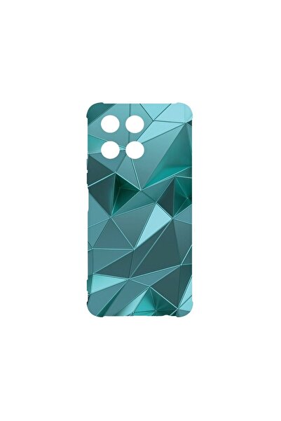 bestcase ¬Æ Husa pentru Honor 200 Smart, Anti Shock 1.5MM, Green Mosaic, Rezi...