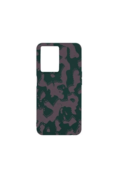 bestcase Λεπτή Θήκη Σιλικόνης 0.8MM, Συμβατή με OPPO A77, Γκρι Καμουφλάζ, Ανθ...