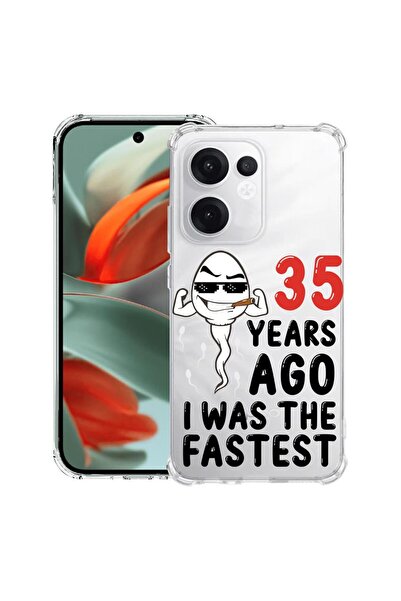 bestcase Противоударен калъф за OPPO Reno14 F / FS с дизайн  "35 години назад...