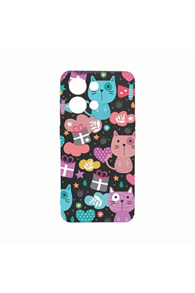 bestcase Θήκη Σιλικόνης, Συμβατή με Oppo Reno8 Pro, Σχέδιο Χαριτωμένη Γάτα, Α...