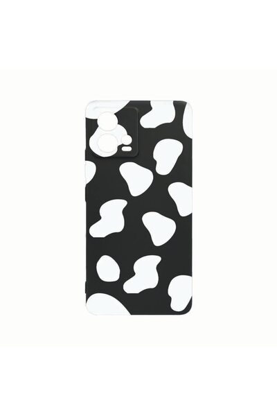 bestcase Husa Silicon, Compatibila Cu Motorola Edge 30 Fusion, Black Cow, Rez...