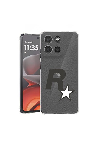 bestcase ¬Æ Husa pentru Motorola Moto G15, Anti Shock 1.5MM, Rock Star, Prote...