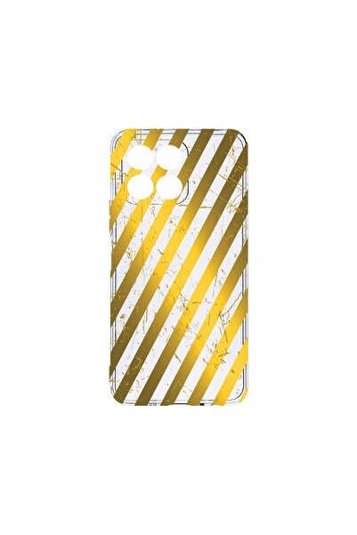 bestcase Husa BestCase¬Æ Clear Silicon, Compatibila Cu Honor X8 5G, Golden St...