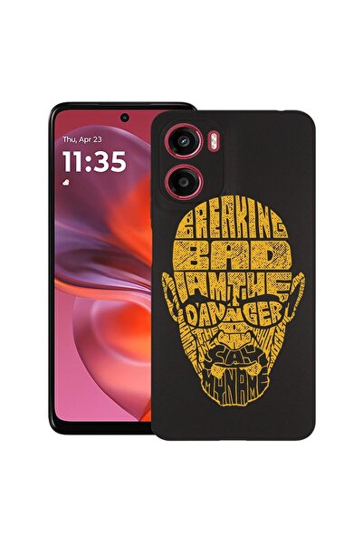 bestcase ¬Æ Husa pentru Motorola Moto G05, Calligraphy Braking Bad, Slim Sili...