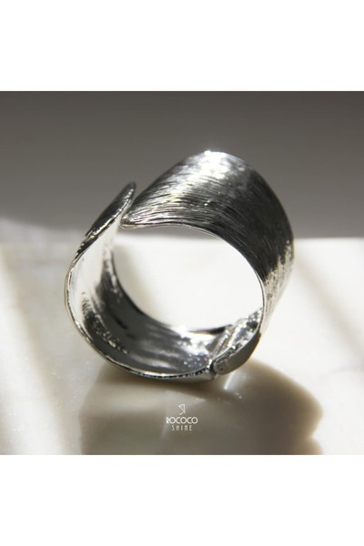 Rococo Shine Silver Kelepçe