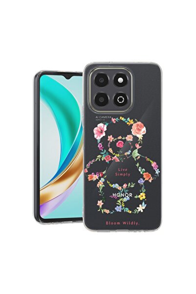 bestcase Husă pentru Honor X6b, BestCase® Silicon transparent 2MM, Ursuleț de...