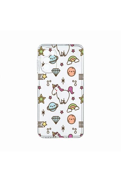 bestcase Силиконов калъф, съвместим с Motorola Moto G82 / Moto G52, Еднорог -...