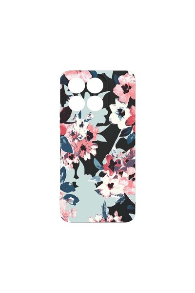 bestcase Husa BestCase¬Æ Slim SIlicon 0.8MM, Compatibila Cu Honor X6a, Flower...
