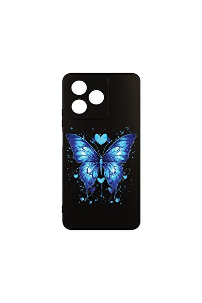 bestcase Husa pentru OPPO A40, BestCase¬Æ Slim SIlicon, Blue Butterfly, Prote...
