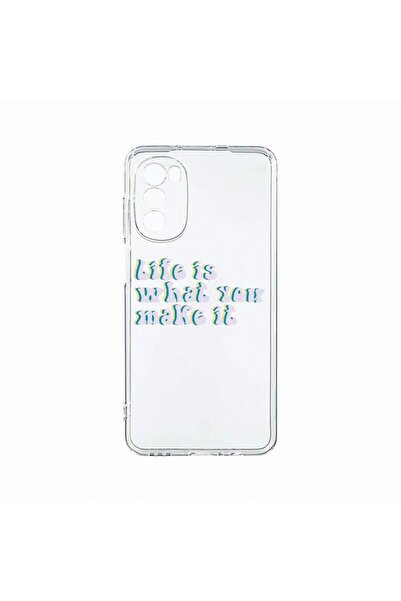 bestcase Θήκη Σιλικόνης, Συμβατή με Motorola Moto G82 / Moto G52, Η ζωή είναι...