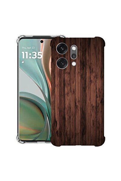 bestcase ¬Æ Husa Anti Shock pentru OPPO Reno14 5G cu Design Walnut Wood, 2052...