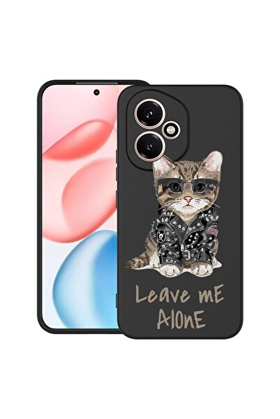 bestcase Θήκη για Honor 400 με σχέδιο γάτας  "Αφήστε με ήσυχο ", TPU Ματ Εξαι...