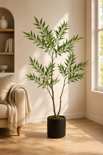 TrentonGCC Artificial Mahonia Tree Plant – Premium Indoor Decorative Plant fo...