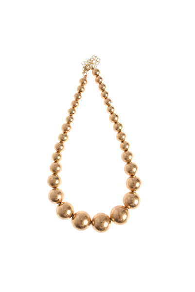 meli melo Elegant necklace with gold beads and classic design