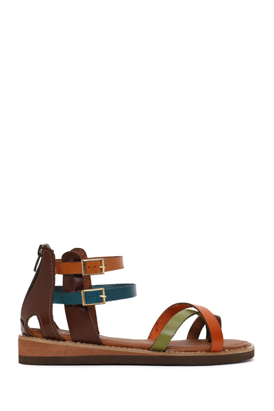 Derimod Sandale Bodrum din piele multicoloră pentru femei 26SFD333118