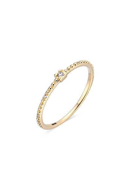 Lisa&Co. Inel Argint Athena 56 mm / Argint placat cu aur galben / Zircon
