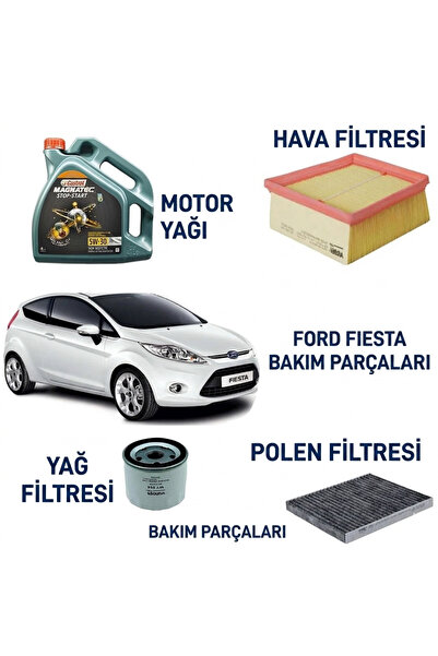 Filtron FORD FİESTA 1.25 1.4 1.6 BENZİNLİ MOTOR 2008 VE ÜSTÜ BAKIM SETİ