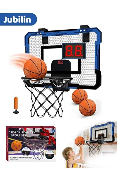 Jubilin Indoor Mini Basketball Hoop for Kids, Basketball Hoops Over The Door ...