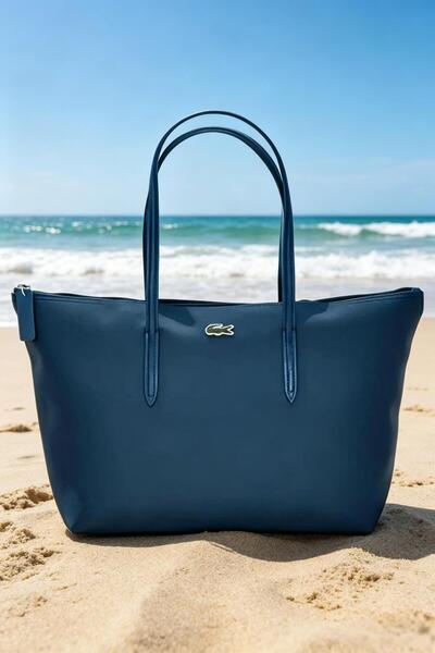 Lacoste LIVE Le Pliage Classic Medium Backpack Navy Blue