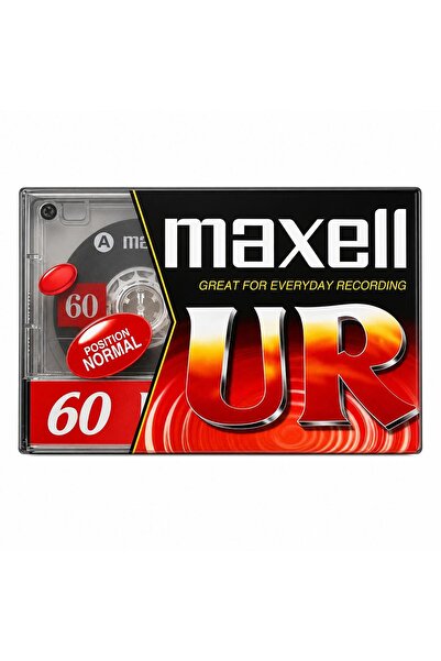 Maxell Casetă Audio UR 60 Min Type I – Ideală pentru Deck și Casetofon